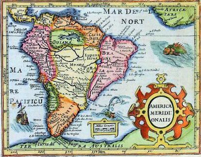 die Besonderheiten der geographischen Lage in Südamerika