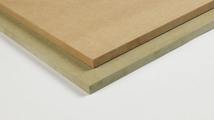 The MDF differs from particle Board