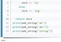 Programming in Python. Working with strings