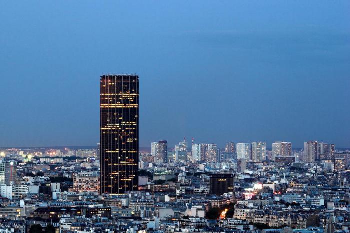 torre de Montparnasse, em Paris