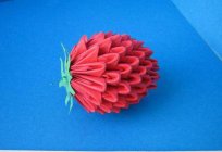Cómo crear origami bayas: técnica, descripción, instrucción