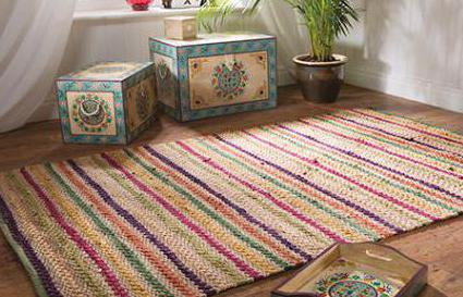 jute rugs on the floor
