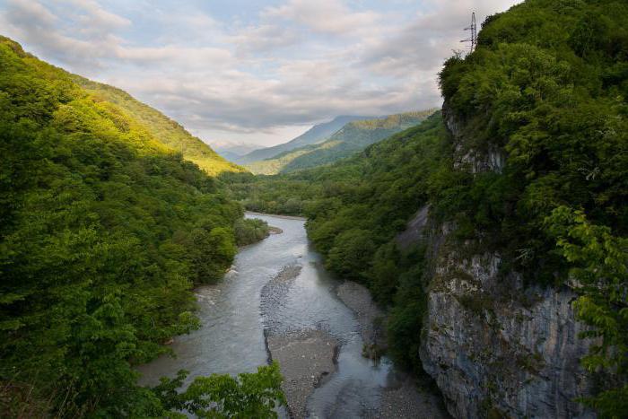 кодорское шатқалы бұл речная долина абхазия