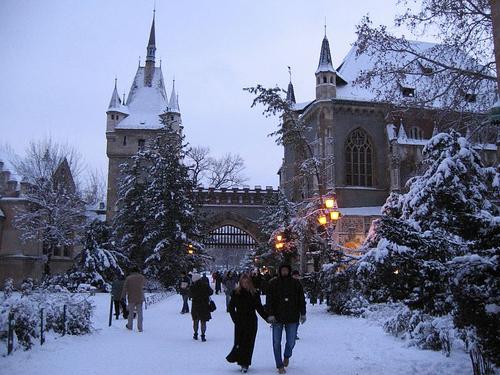 الشتاء بودابست