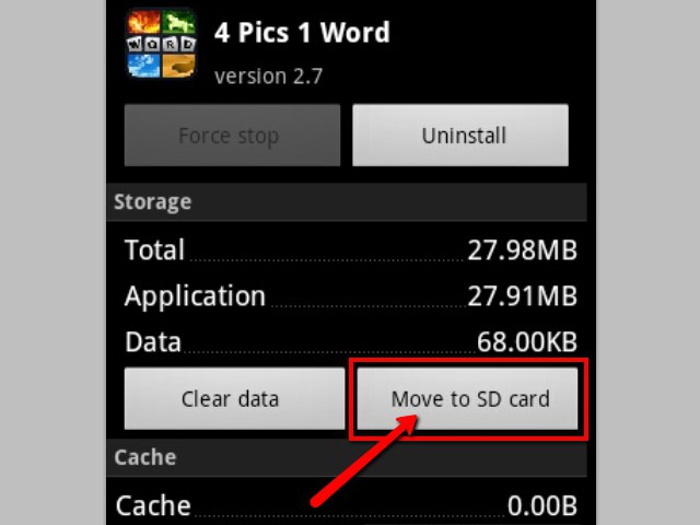 how to move apps to the SD card Android