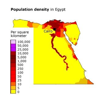 देशी आबादी मिस्र की