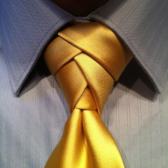 Knoten für die Krawatte
