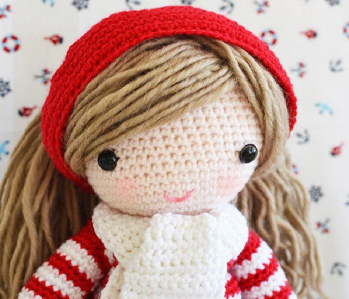how to knit doll crochet