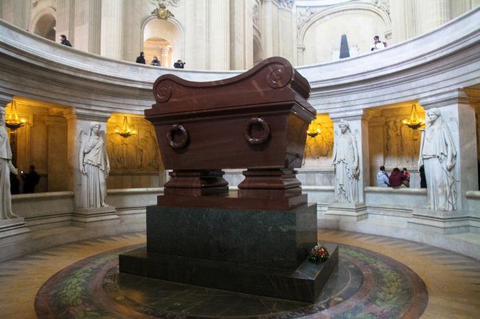 the tomb of Napoleon at Les Invalides