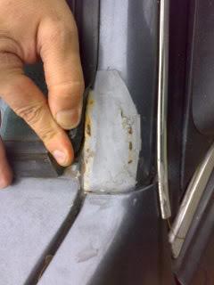 remove rust from a car