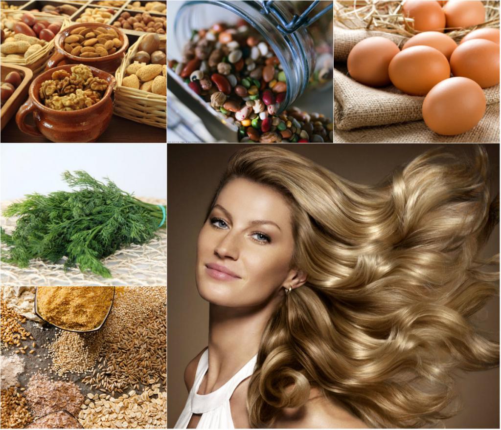 Foods for healthy hair