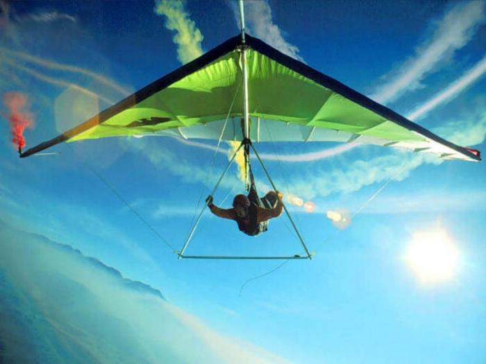 how to make a hang glider with his own hands