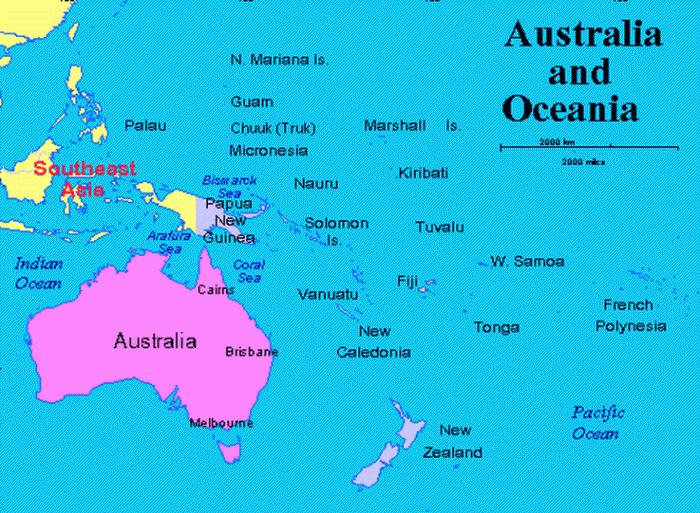 Avustralya ve Okyanusya