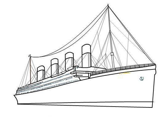 cómo dibujar titanic