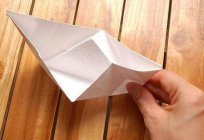 Interessante Fakten über Origami. Schema «schiffchen aus Papier»