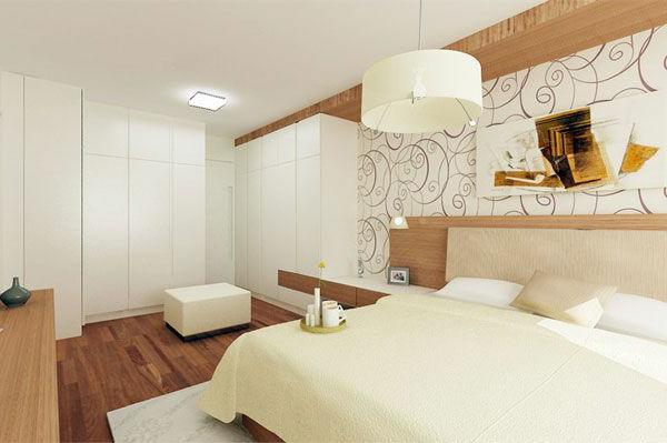 tasarım dar yatak odası kruşçev