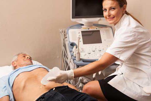 Untersuchung Ultraschall des Bauches