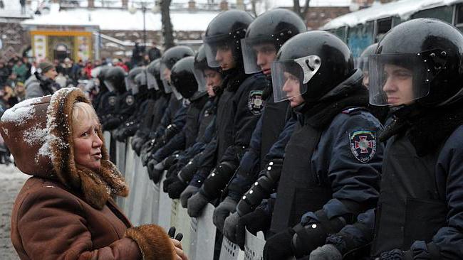 bir Gün çevik kuvvet polisi Rusya