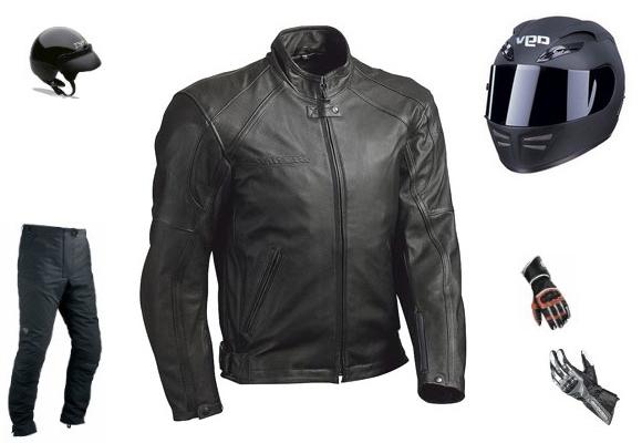 Schutzausrüstung für Motorradfahrer