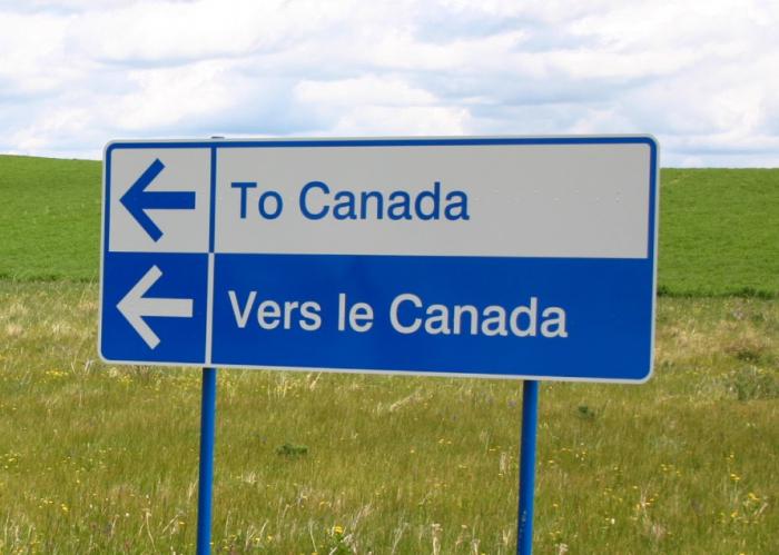 क्या भाषा वे बोलते हैं, कनाडा में