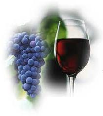 la variedad rojo de vino de uva