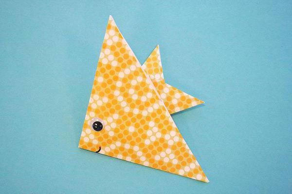 o peixe origami