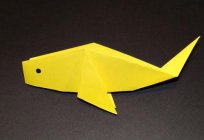 Balık-origami çocuklar için