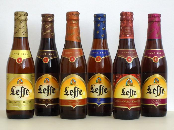 Belgian beer leffe