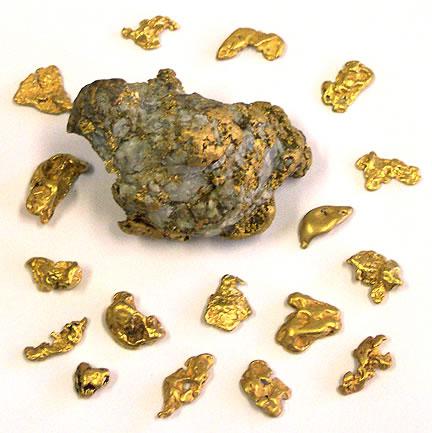 mineração de ouro manualmente