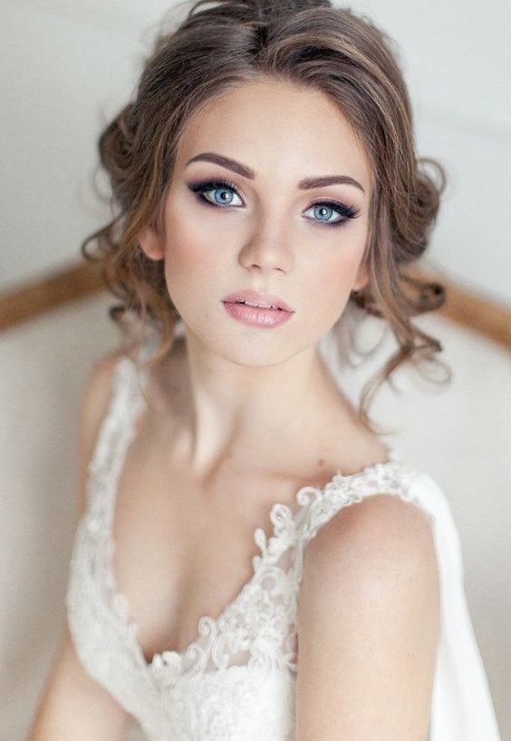 maquillaje para la novia con los ojos azules