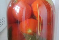 Die Tomaten mit Senf Kaltverfahren. Salzen Tomaten mit Senf: Rezept
