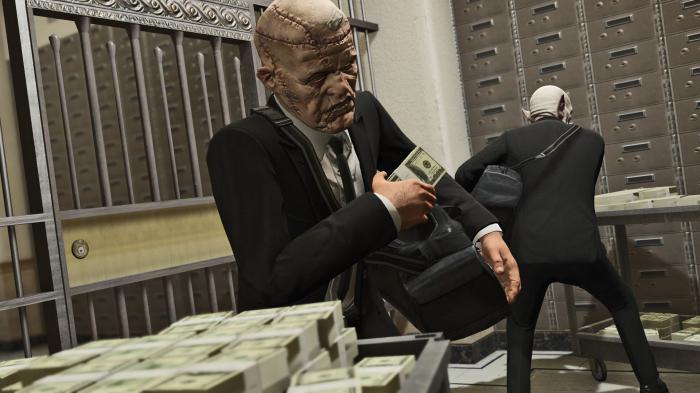 can you rob banks offline gta 5