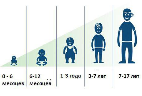 child's height by age