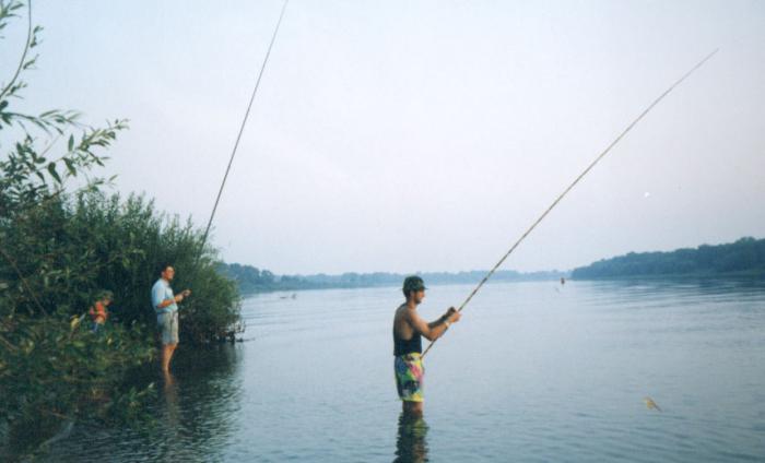 la Pesca en el Шилово de riazán