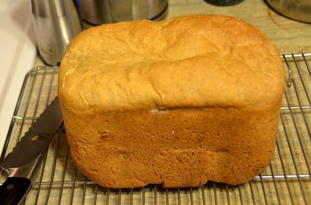 das Brot im Brotbackautomat Panasonic