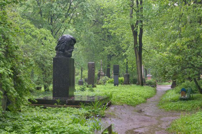 волковское cementerio литераторские pasarela en san petersburgo