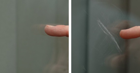 remove scratches from glass