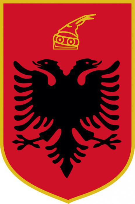 la bandera de albania