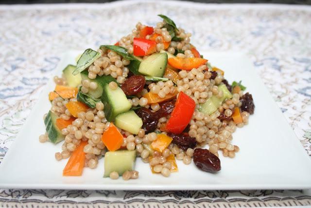salad of couscous with vegetables