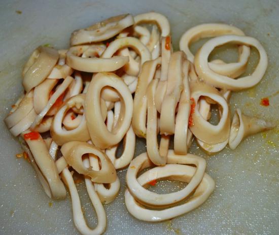 squid marinated in Korean