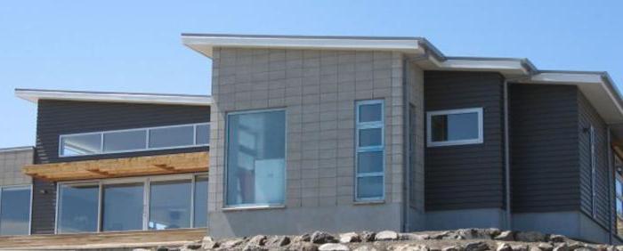 exterior finish of houses made of aerated concrete which is better