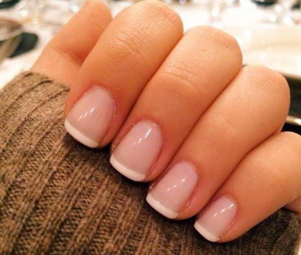 how to make French manicure gel Polish