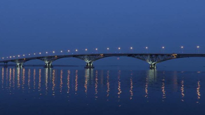el cierre de la reparación del puente en ulyanovsk