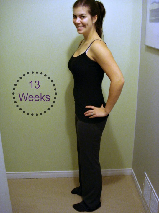 belly at 13 weeks