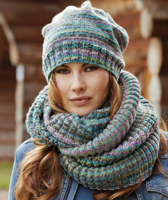scarf tube knit