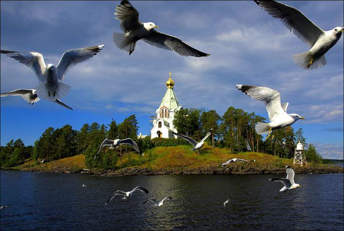 the island of Valaam from St. Petersburg