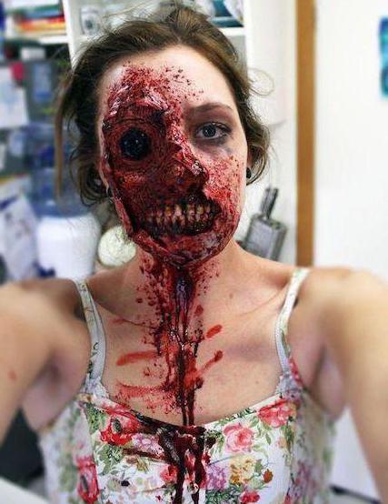 zombie maquillaje en casa