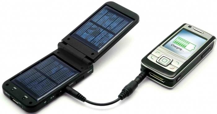 móvil cargador de batería solar