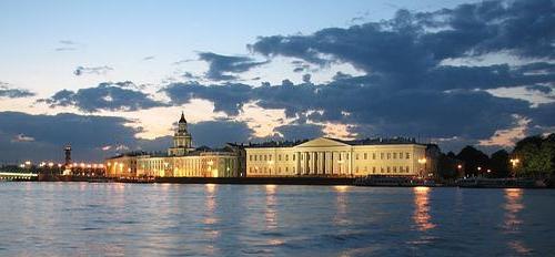 White nights in St Petersburg