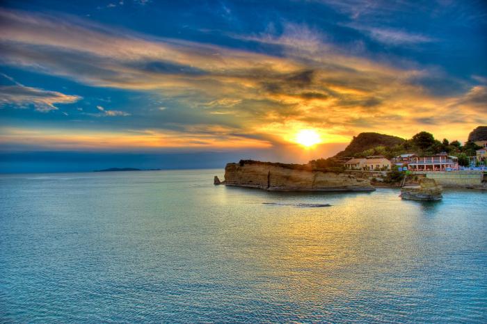 die Insel Korfu Beschreibung